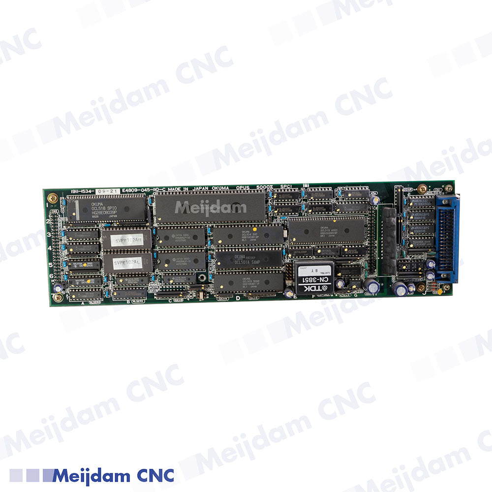 Okuma OPUS 5000II SPC1 Board E4809-045-110-C 1911-1534