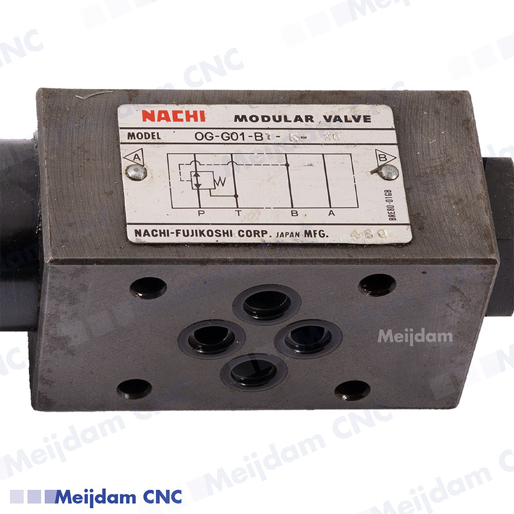 Nachi OG-G01-B1-K-20 Hydraulic Pressure Reducing Modular Stack Valve