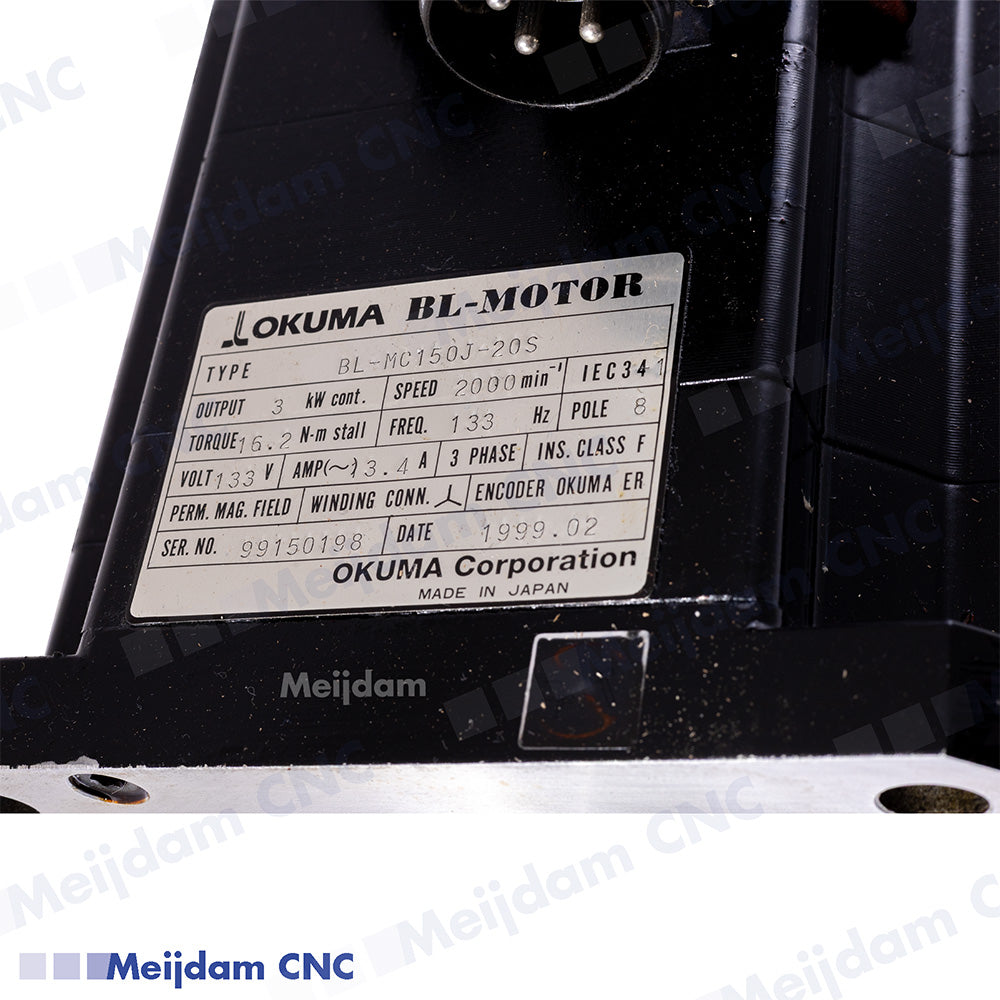Okuma BL-Motor BL-MC150J-20S Servo Motor