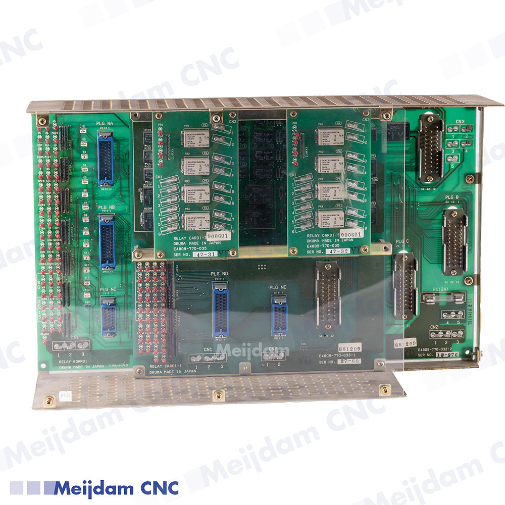 Okuma E4809-770-032-2 incl relay cards (E4809-770-033-1 & 2x E4809-770-035)
