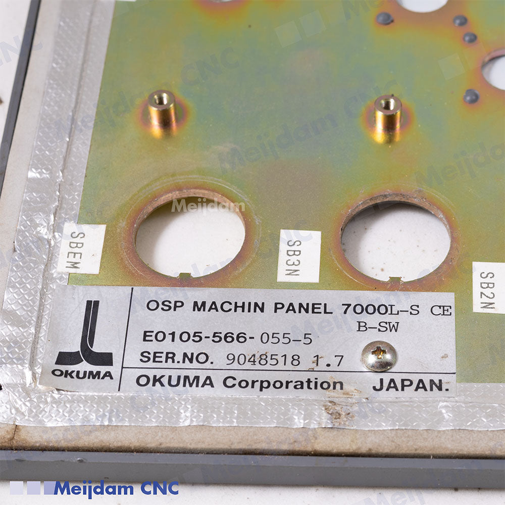 Okuma OSP 7000L-S E0105-566-055-5 CNC Operator Panel (German Version)