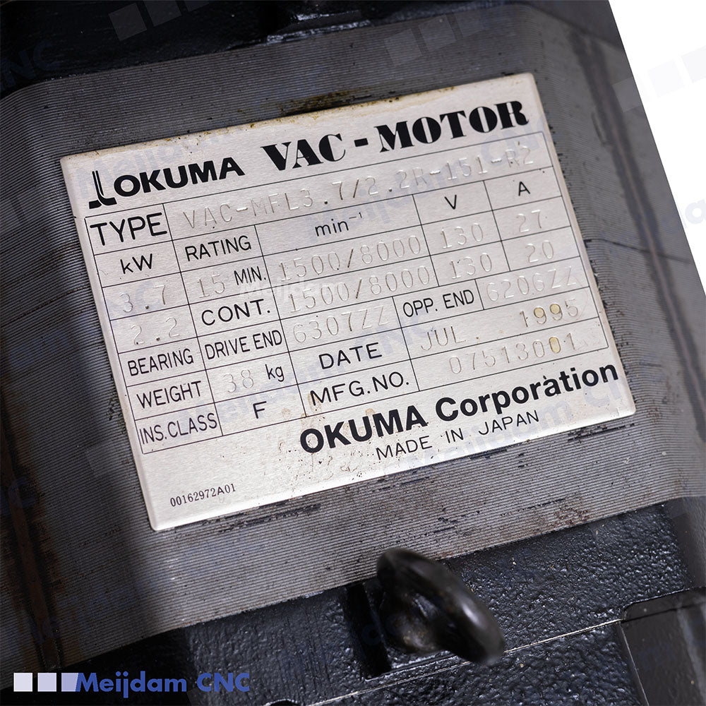 Okuma VAC-Motor VAC-MFL3.7/2.2R-151-R2