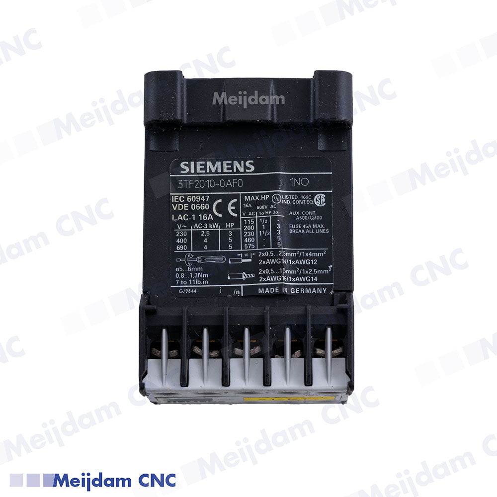 Siemens 3TF2010-0AF0 Contactor