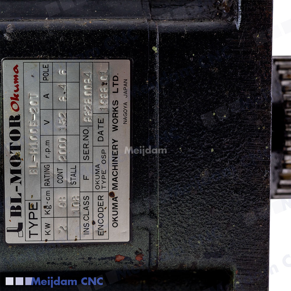 Okuma BL-Motor BL-H100E-20T AC Servo Motor