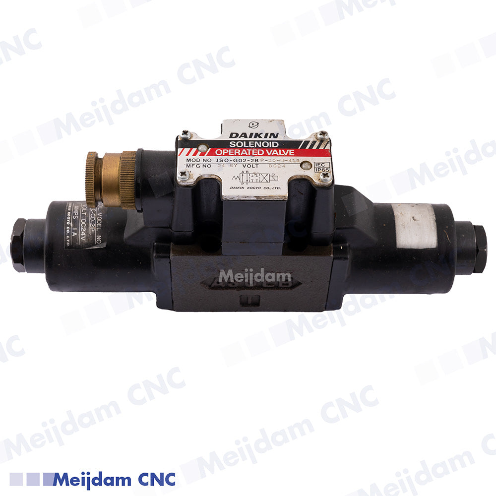Daikin JSO-G02-2BP-20-N-419 Hydraulic Solenoid Operated Valve
