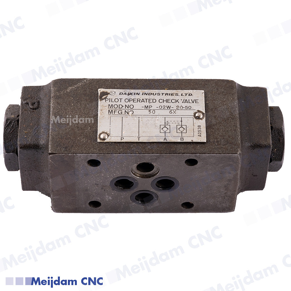Daikin MP-02W-20-50 Hydraulic Pilot Operated Check Valve