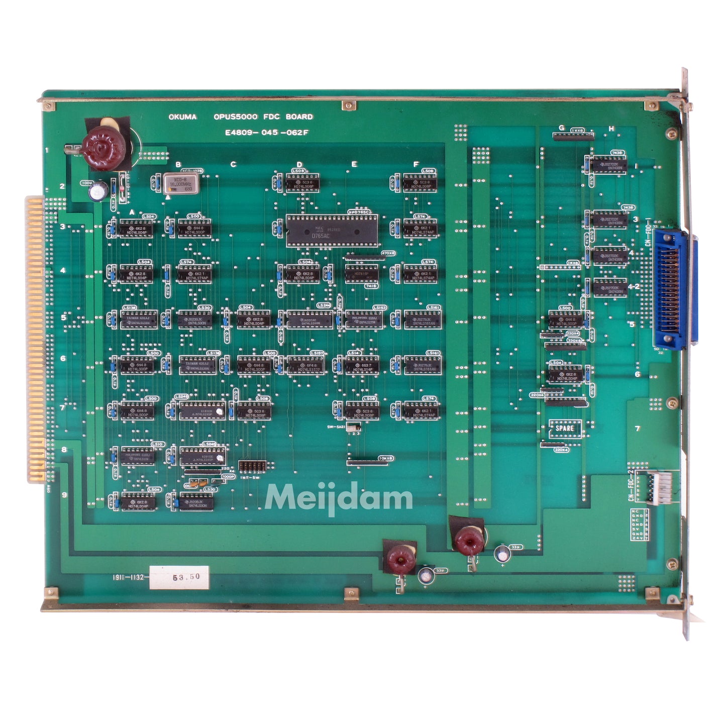 Okuma OPUS 5000 FDC Board E4809-045-062F 1911-1132