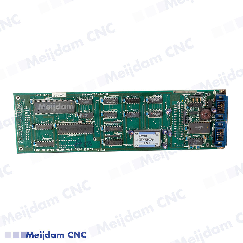 Okuma OPUS 5000II SPC3 Board E4809-770-043-B 1911-1536