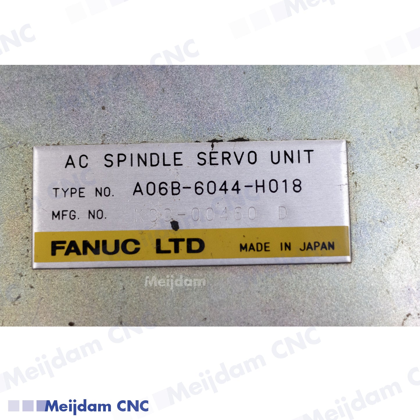 Fanuc A06B-6044-H018 Spindle Servo Unit