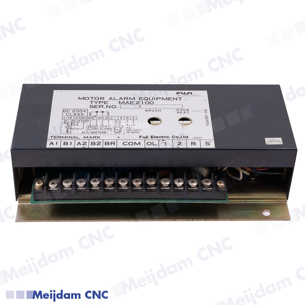 Fuji Electric MAE2100 Motor Alarm Equipment Monitoring Unit