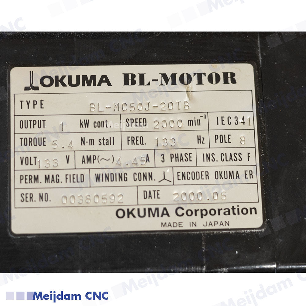 Okuma BL-Motor BL-MC50J-20TB