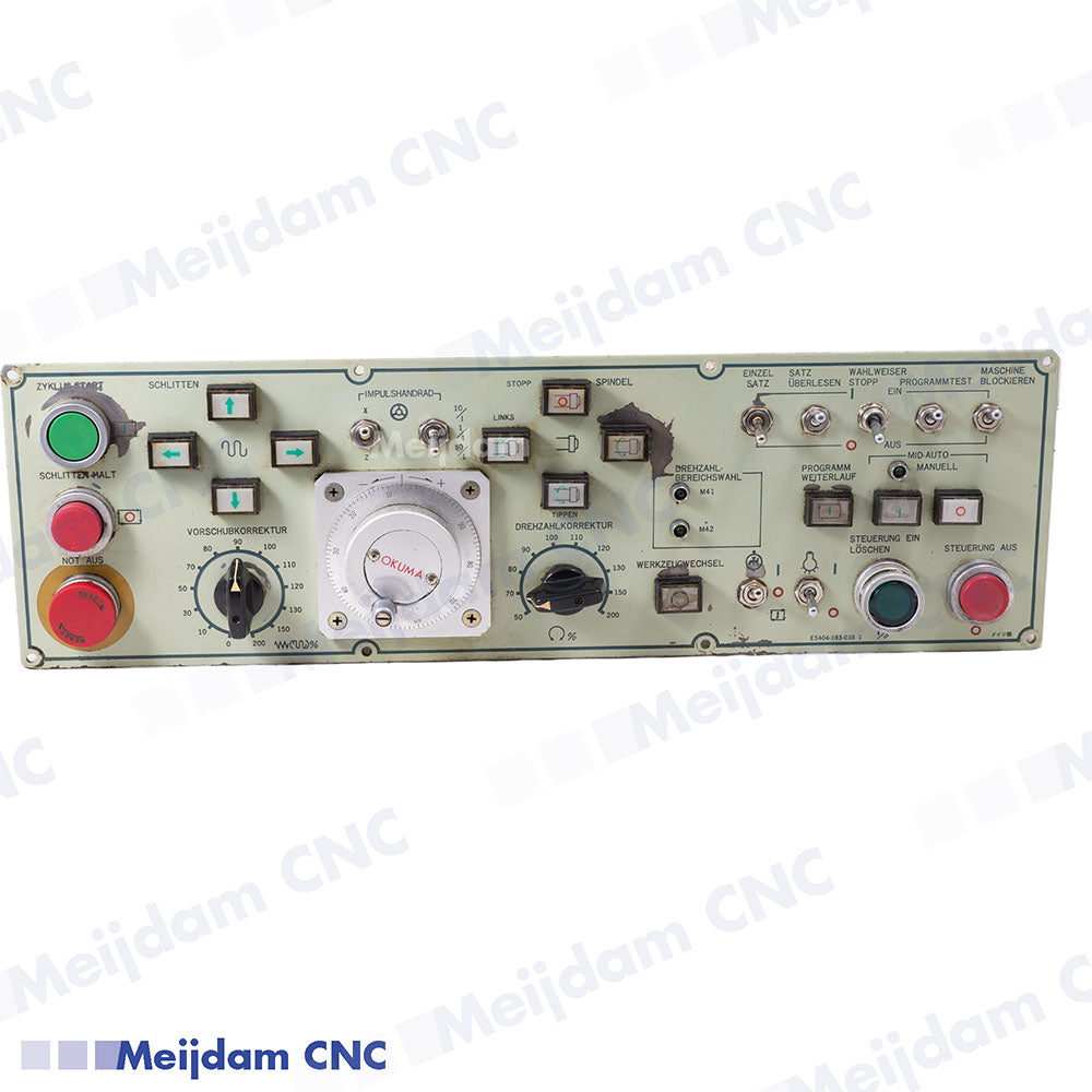 Okuma E5404-183-038-1 CNC Control Panel Controller (German Version)