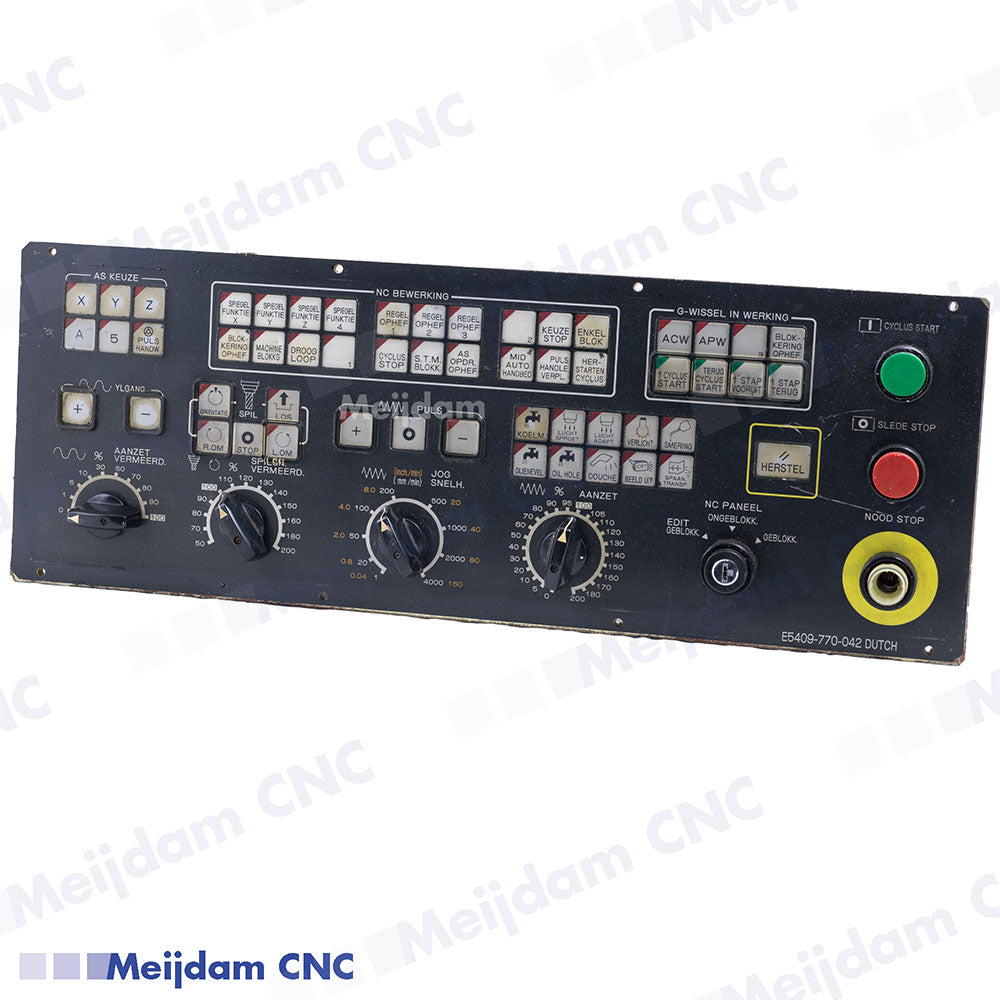 Okuma E5409‑770‑042 Operator Control Panel – Dutch