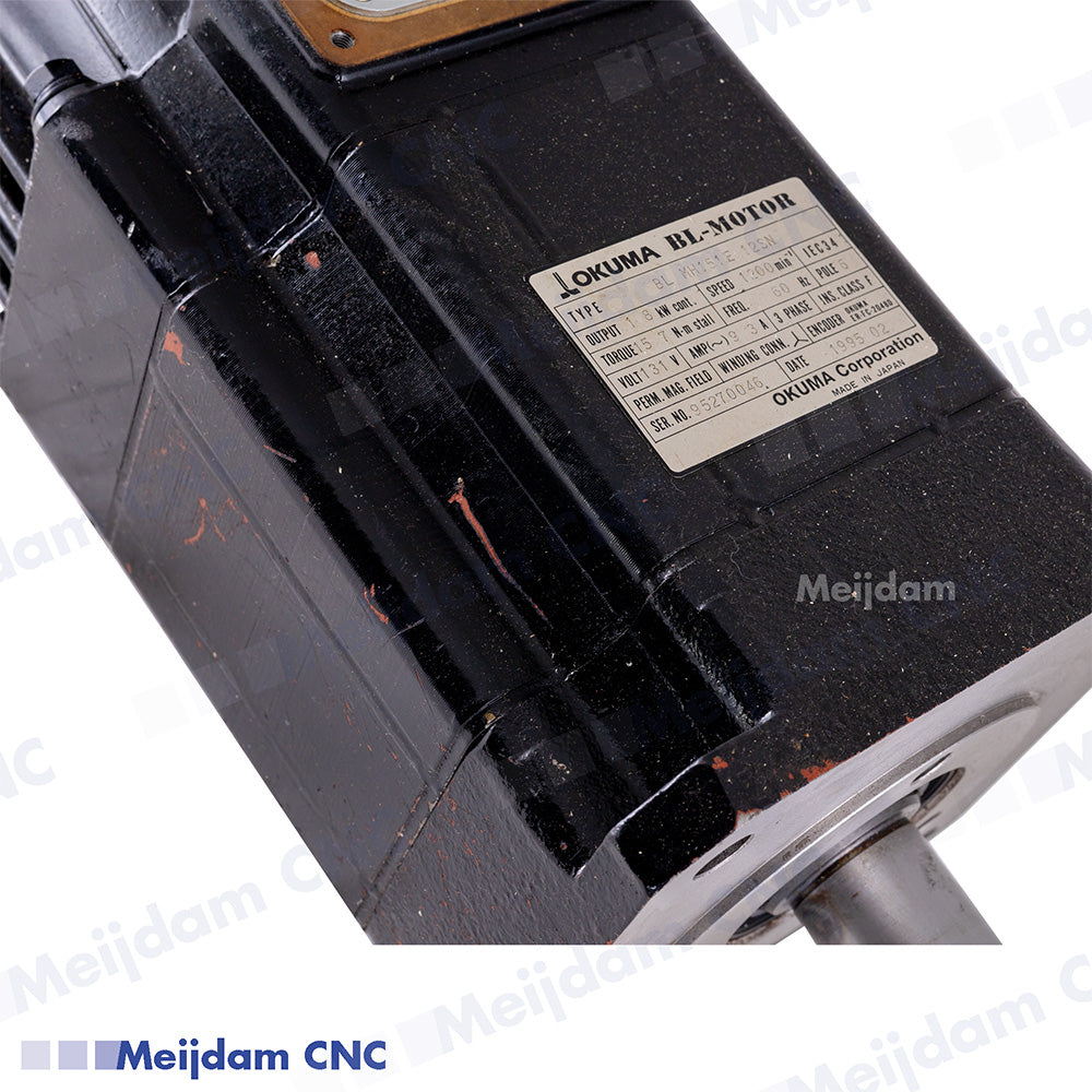 Okuma BL-MH151E-12SN AC Servo Motor with ABS-FB-D2048 Encoder (E4809-436-041)