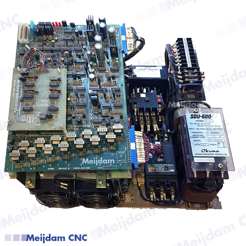 Okuma SDU-600.W 1A E4809-045-071-A DC Spindle Drive Unit – Meijdam CNC