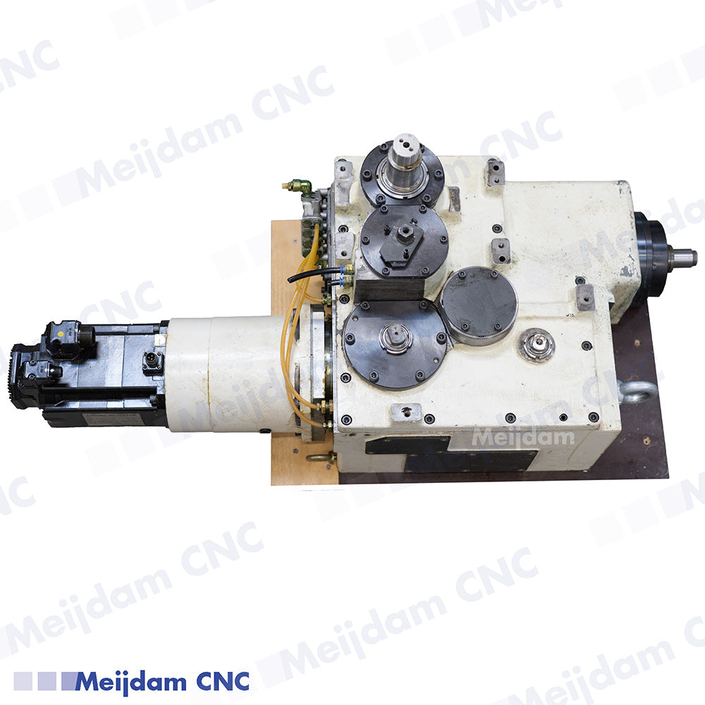 Okuma Vertical Machining Center ATC Gear Box Assembly – Includes BL-MC50J-20TB Motor