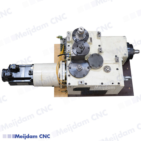 Okuma Vertical Machining Center ATC Gear Box Assembly – Includes BL-MC50J-20TB Motor