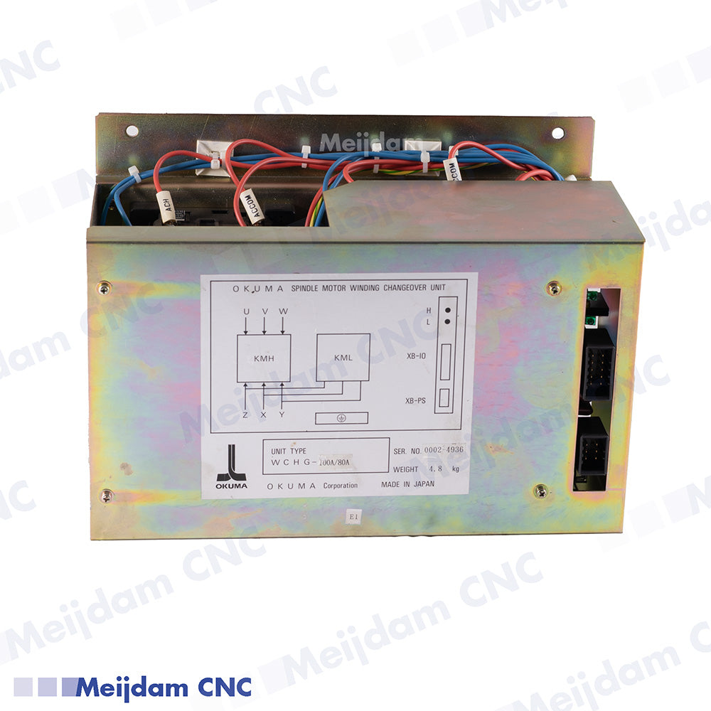 Okuma WCHG-100A/80A Spindle Motor Winding Changeover Unit