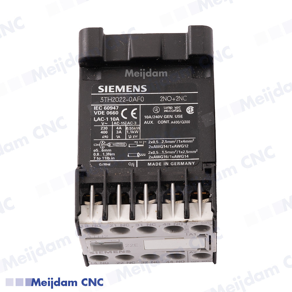 Siemens 3TH2022-0AF0 Contactor Relay
