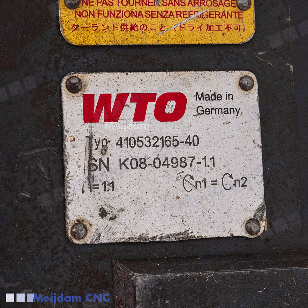 WTO 410532165-40 Driven Milling Unit VDI40