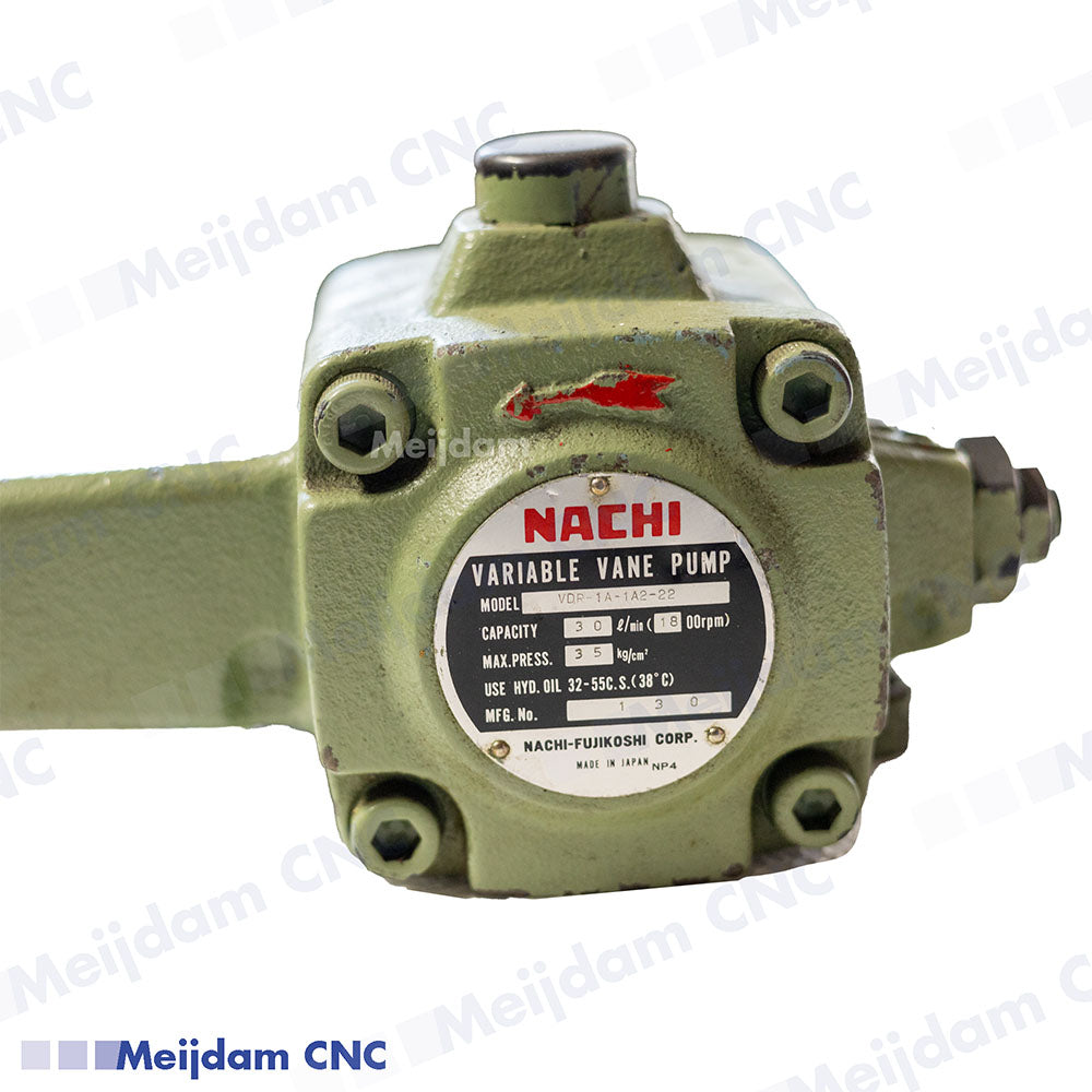 Yaskawa Electric Induction Motor FEQ Class E JISC 4210 JP44 + Nachi Variable Vane Pump model VDR-1A-1A2-22